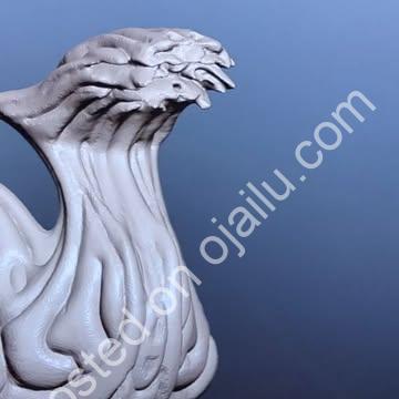 Unleash the Unreal: Creepy Monster 3D Sculpt