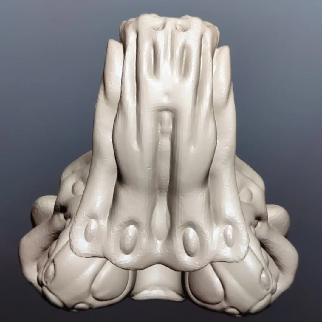 Unleash the Unreal: Creepy Monster 3D Sculpt