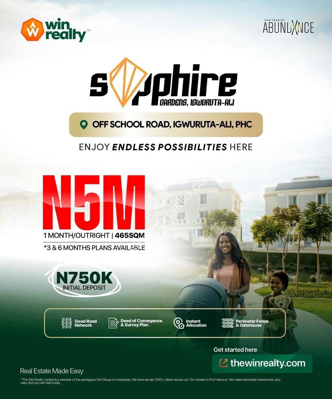 Secure Your Future: Few Plots Left at Sapphire Gardens