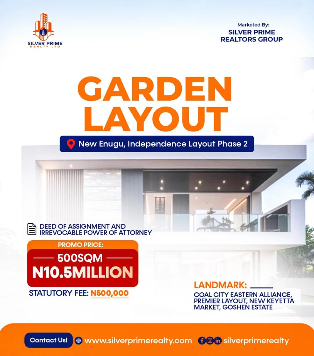 Own Your Dream Plot in Enugu’s Prime Growth Zone