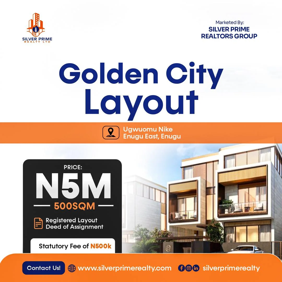 Golden City Enugu: Your Dream Plot Awaits!