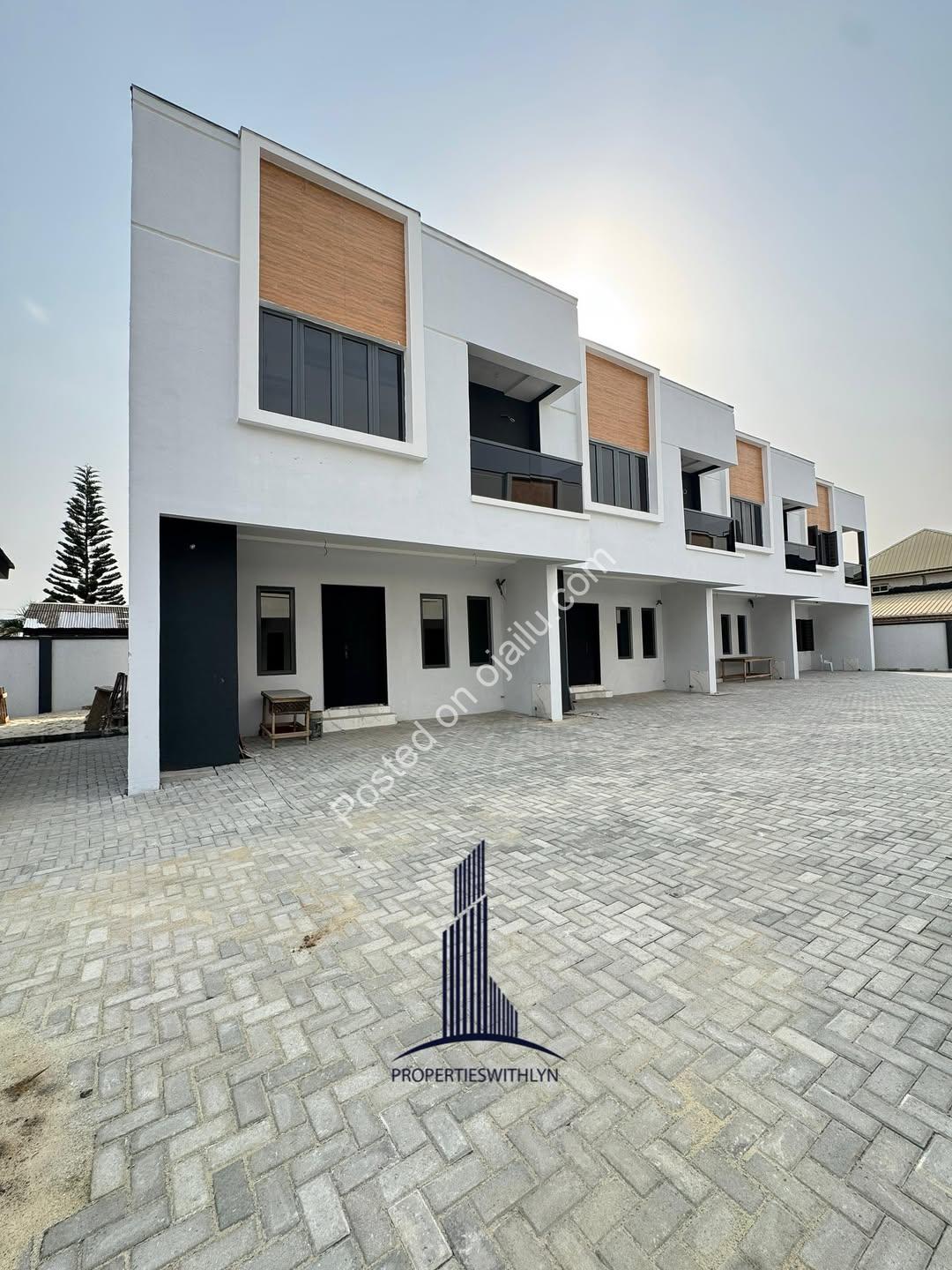 Sleek 4-Bed Terrace Duplex in Sangotedo