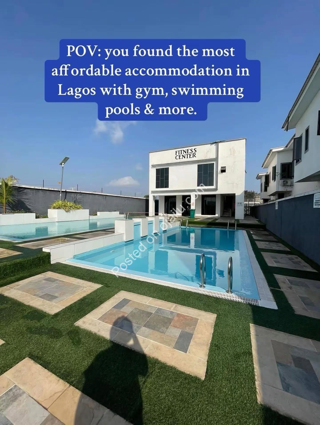 Solar-Powered Haven: 2BR Terrace Duplex in Ajah