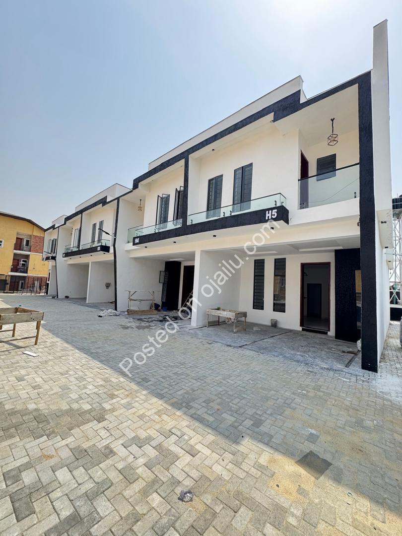 4-Bed Terrace in Ikota | En-Suite Bliss & Secure Estate