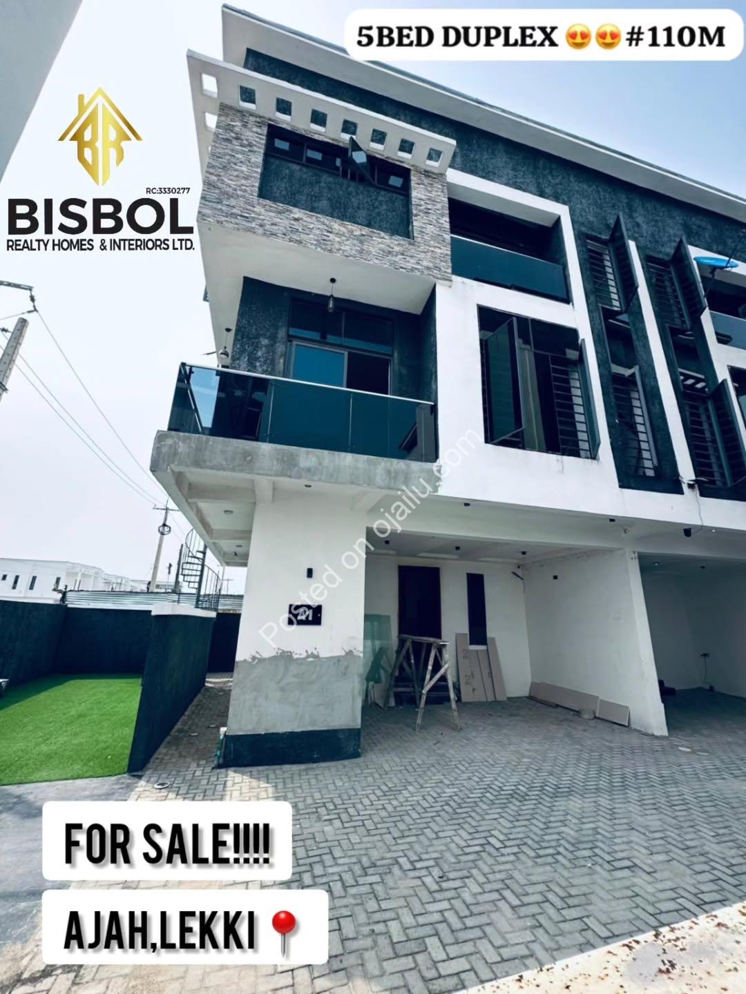 Your Dream 5-Bedroom Duplex Awaits in Ajah