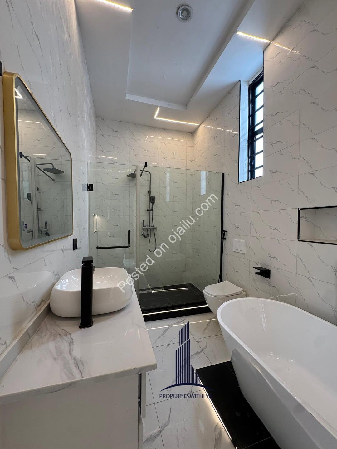 Spacious 4-Bedroom Duplex with 4-Car Driveway in Sangotedo