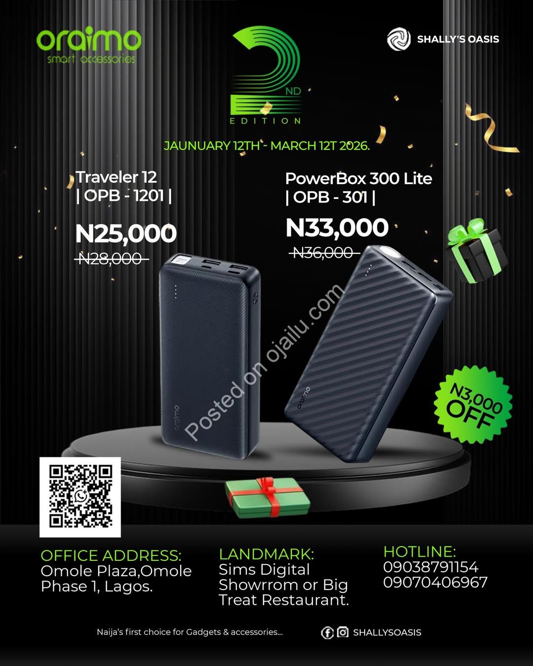 Final Call: Oraimo Tech Blowout—Grab Yours Now!