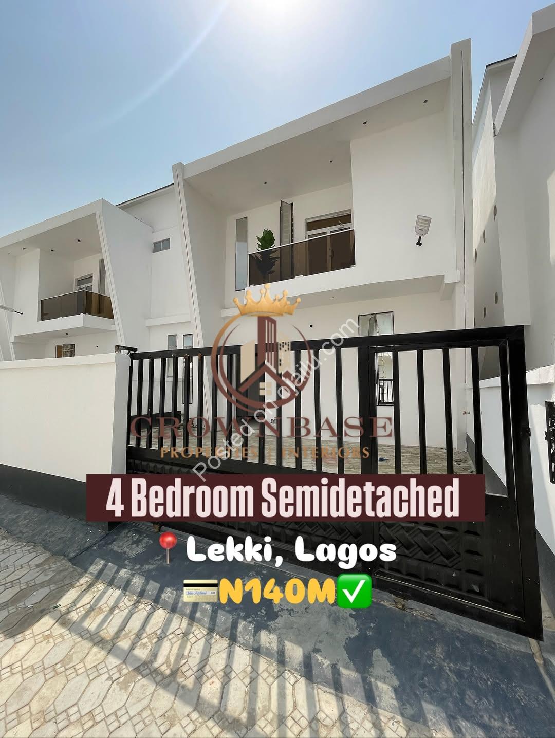 Elegant 4-Bedroom Duplex with Ensuite Bliss in Serene Ikota