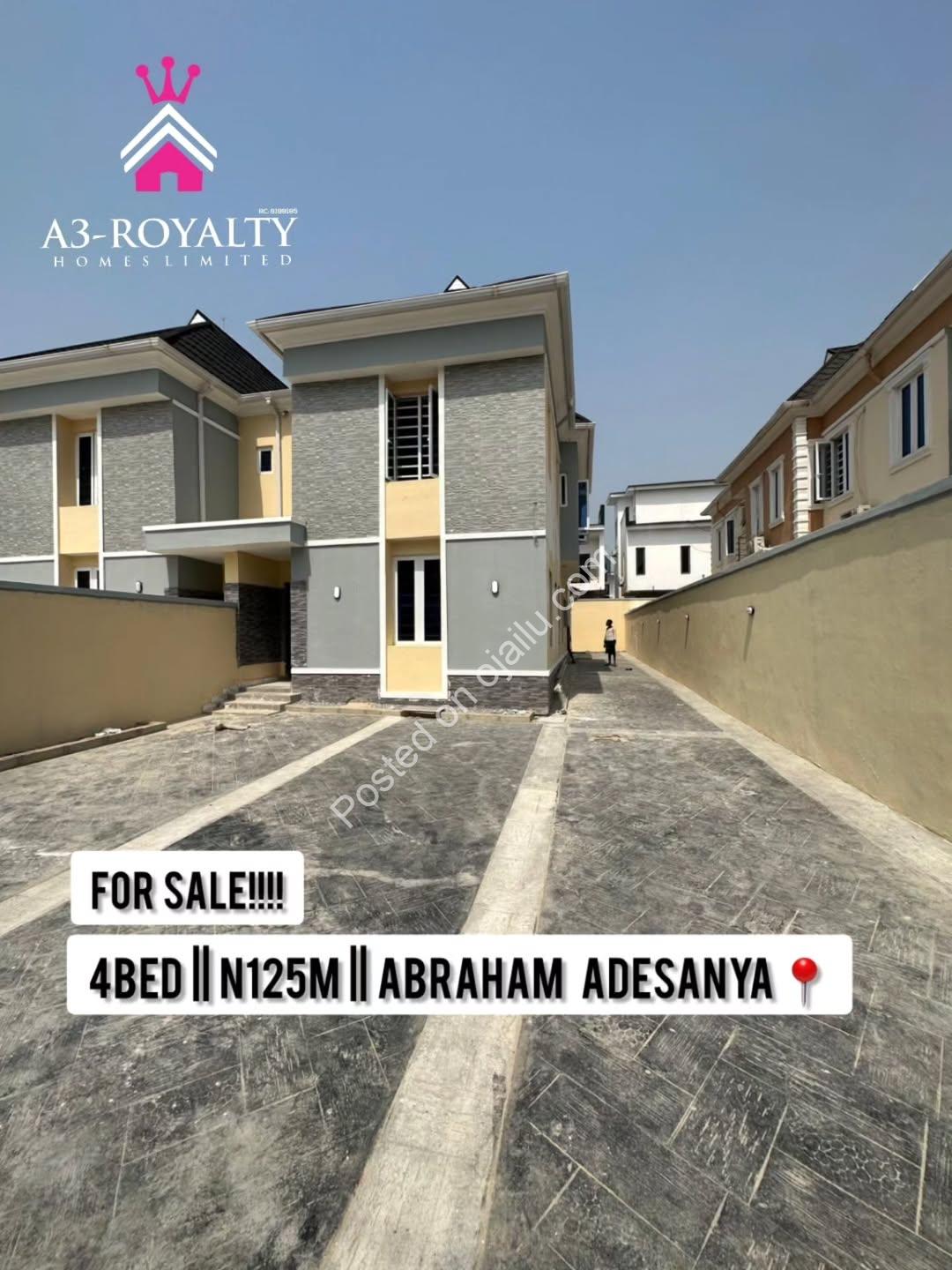 Move-In Ready 4BR Duplex in Prime Lekki