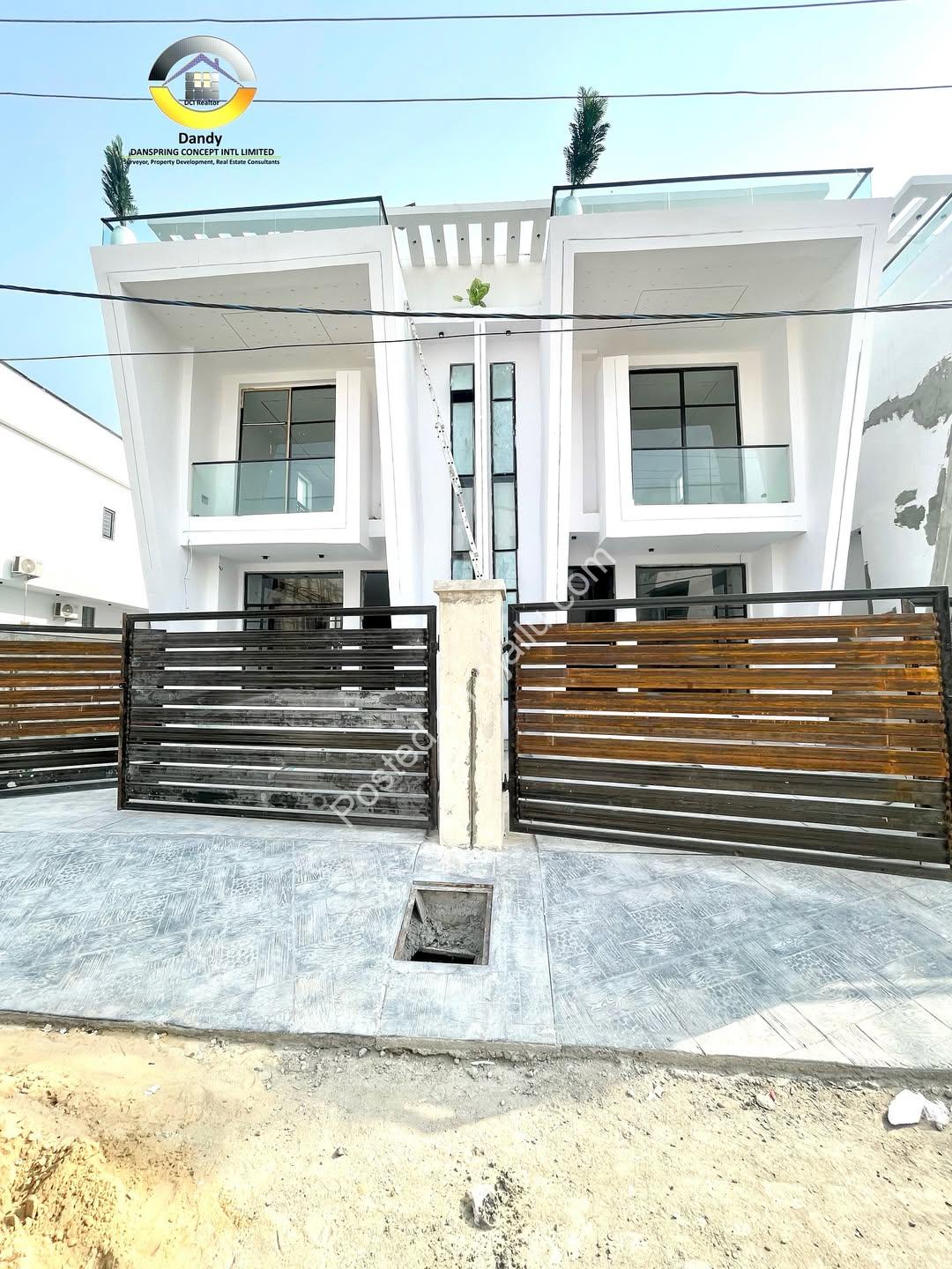Lekki’s Finest: 4-Bedroom Ensuite Haven with BQ