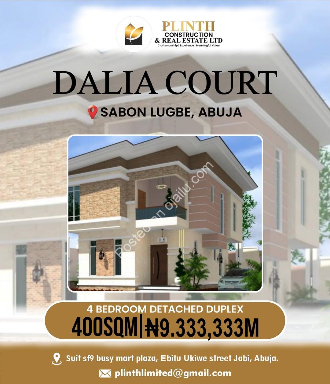Prime 400sqm Plot in Dalia Court, Sabon Lugbe – Your Dream Build Awaits!