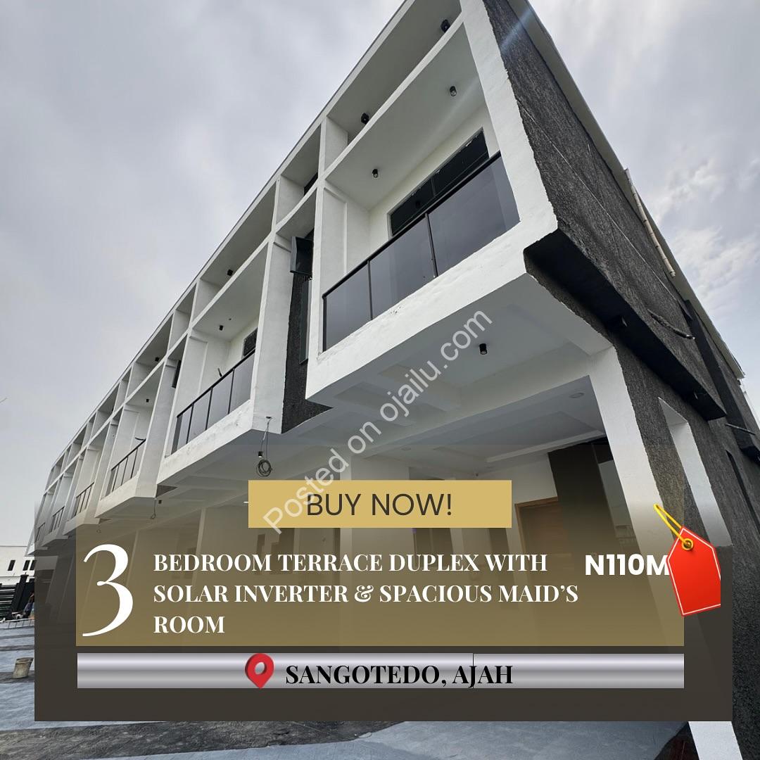 Sangotedo’s Solar-Powered 3-Bedroom Haven