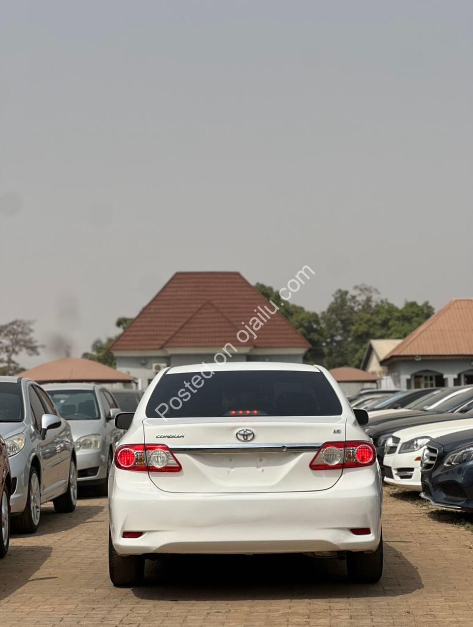 2012 Toyota Corolla: Duty-Paid, Ready for Kaduna