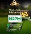 Hilltop Haven: Build Your Dream in Enugu’s Premier Estate
