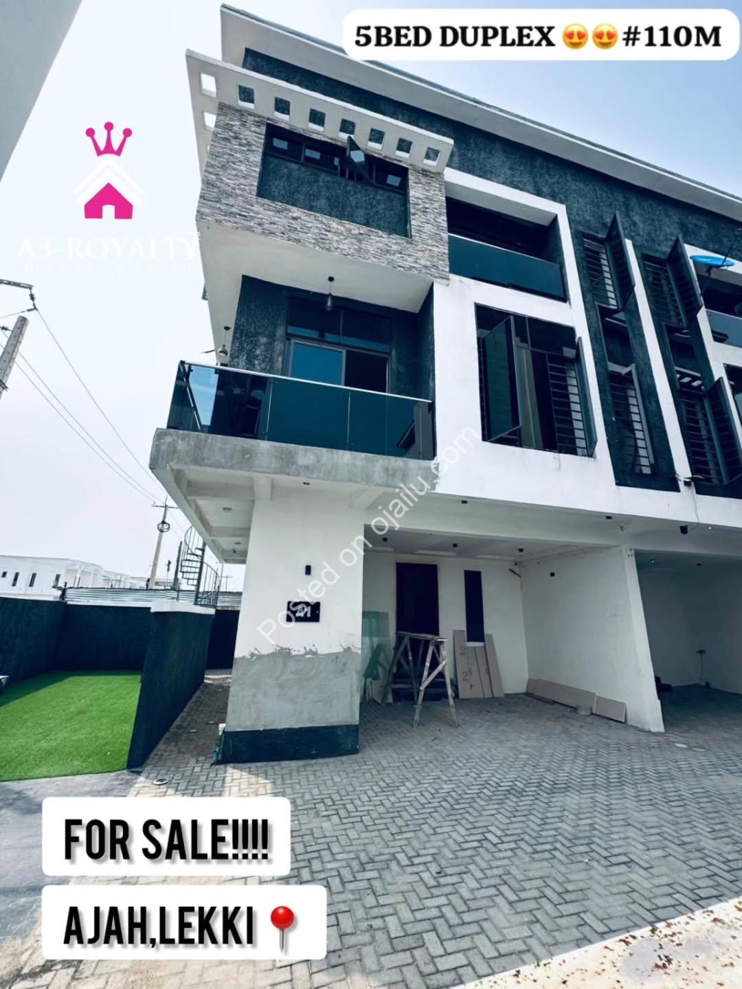 Move-In Ready 5BR Duplex in Gated Ajah Estate