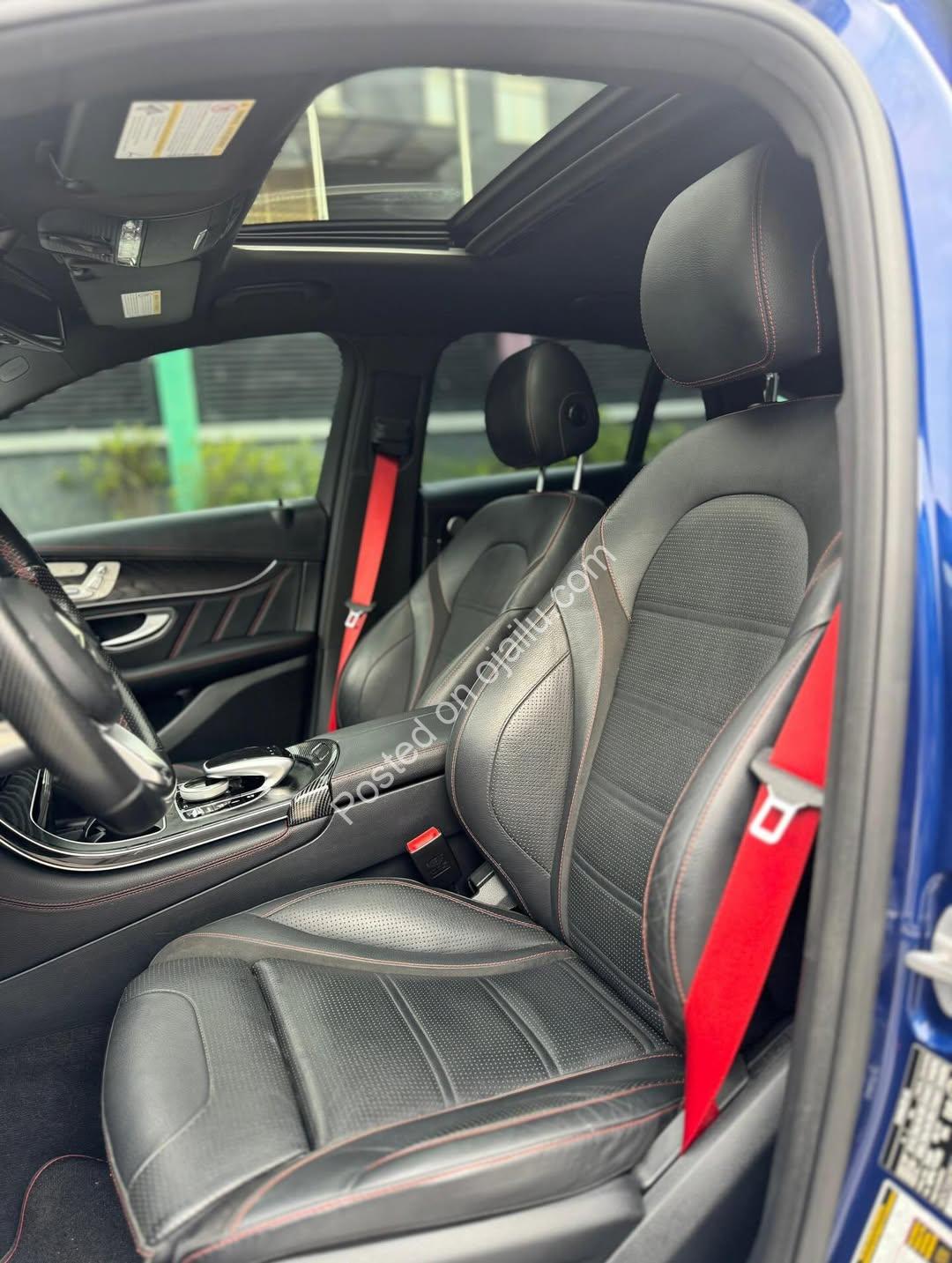 2018 Mercedes-AMG GLC 43 Coupé: Indigo Blue & Red Stitch Luxury