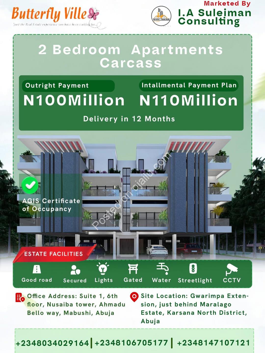 Elegant 2-Bedroom Haven in Gated Butterfly Ville