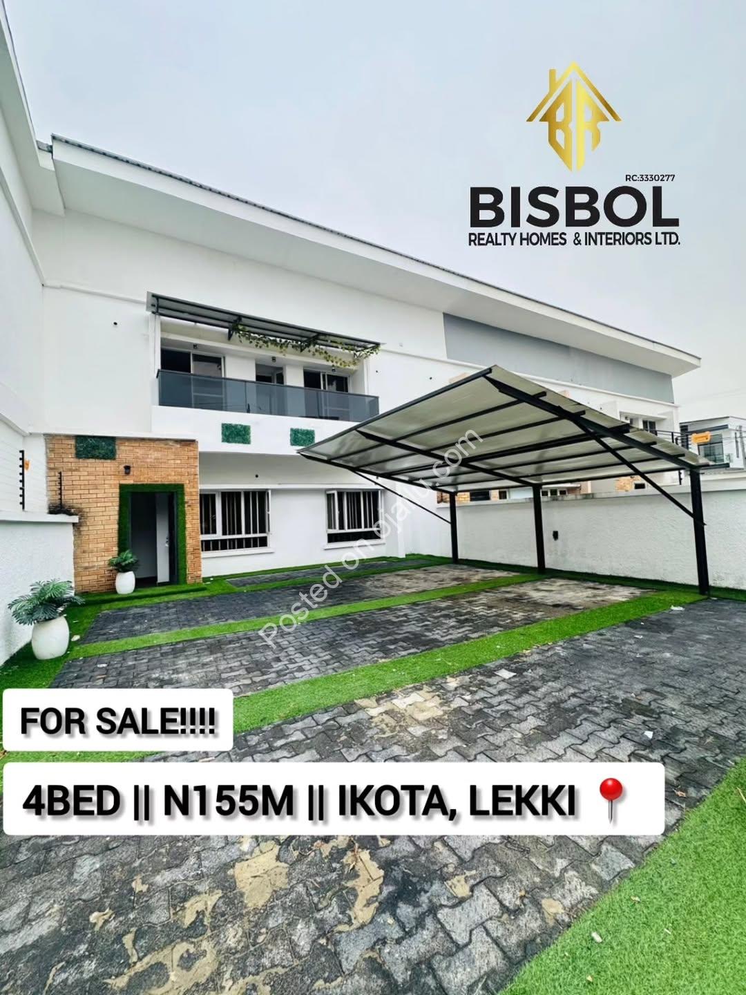 Move-In Ready 4BR Terrace Duplex in Gated Lekki Estate