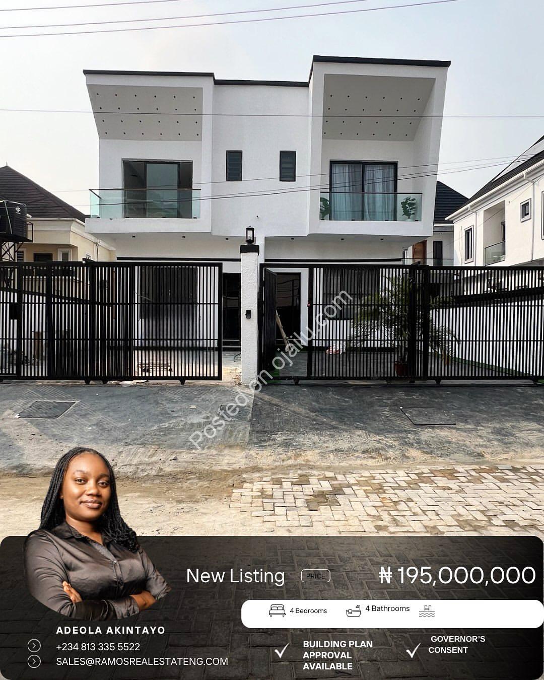 Dream Home in Secure Lekki Estate