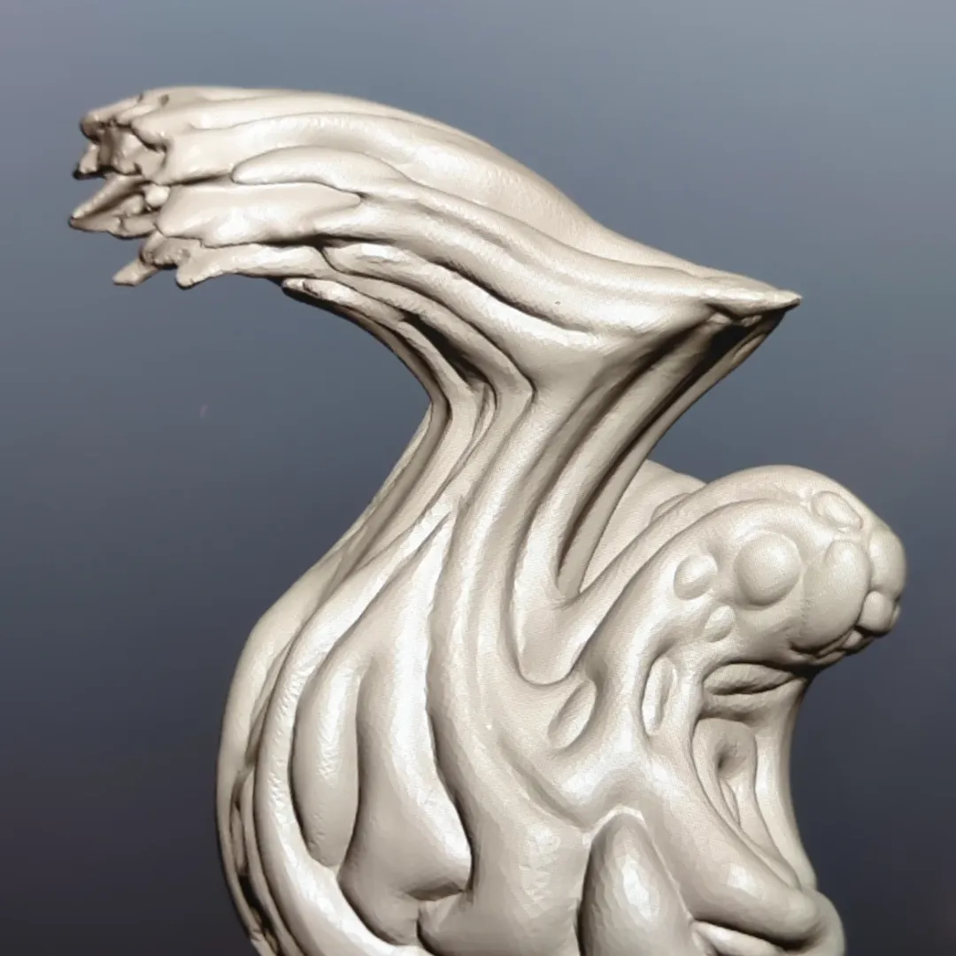 Unleash the Unreal: Creepy Monster 3D Sculpt