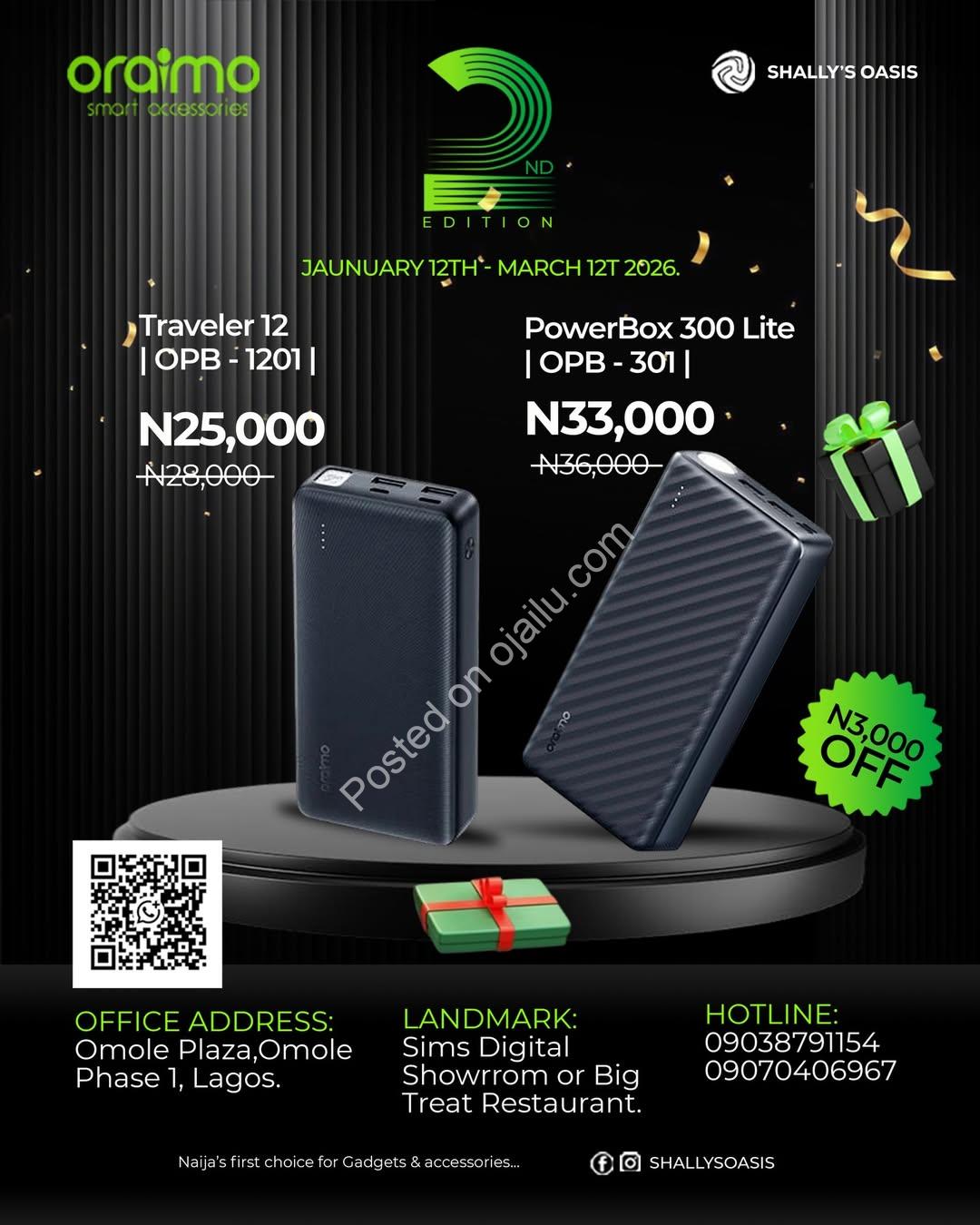 Oraimo Power Banks: Your Unstoppable Power Partner