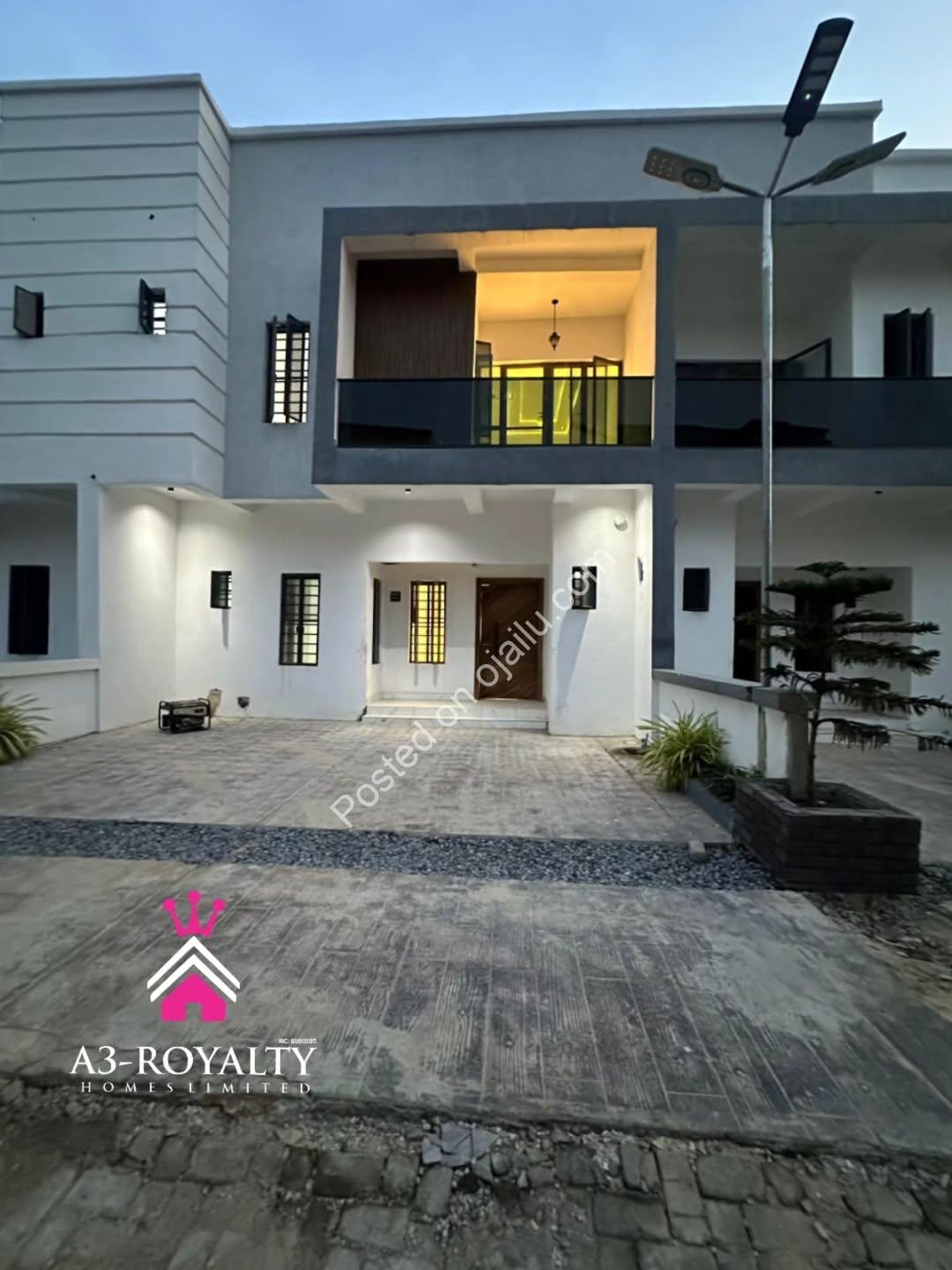 Move-In Ready 4BR Semi-Duplex in Ajah, Lekki