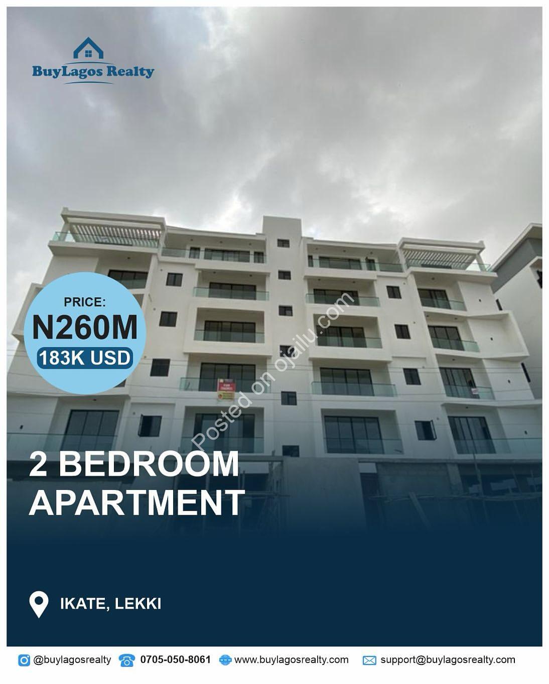 Lekki’s Finest: 2-Bed Ensuite Haven for Sale