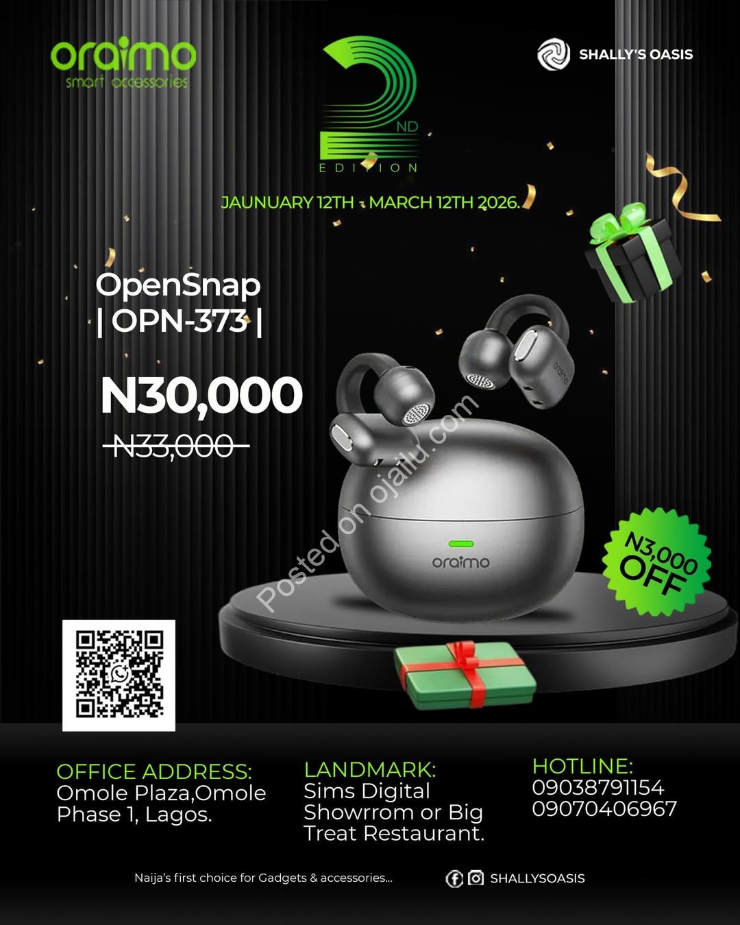 Final Call: Oraimo Tech Blowout—Grab Yours Now!