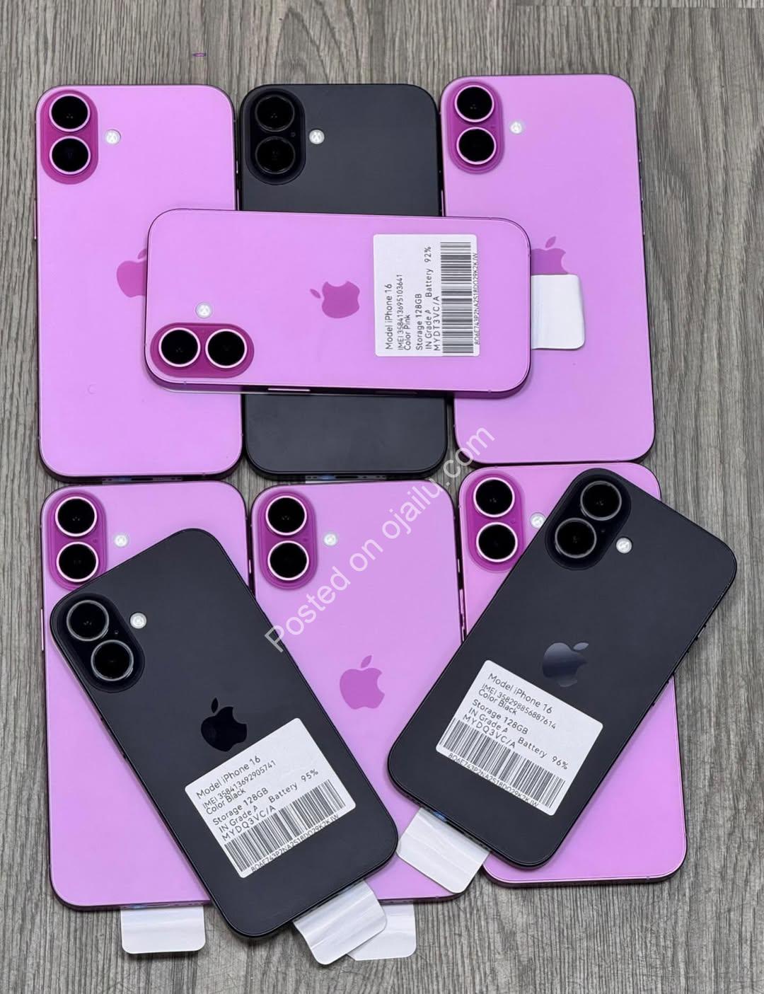 Unlock iPhone 16 Magic: Pink & Black, Dual SIM, Nationwide Delivery