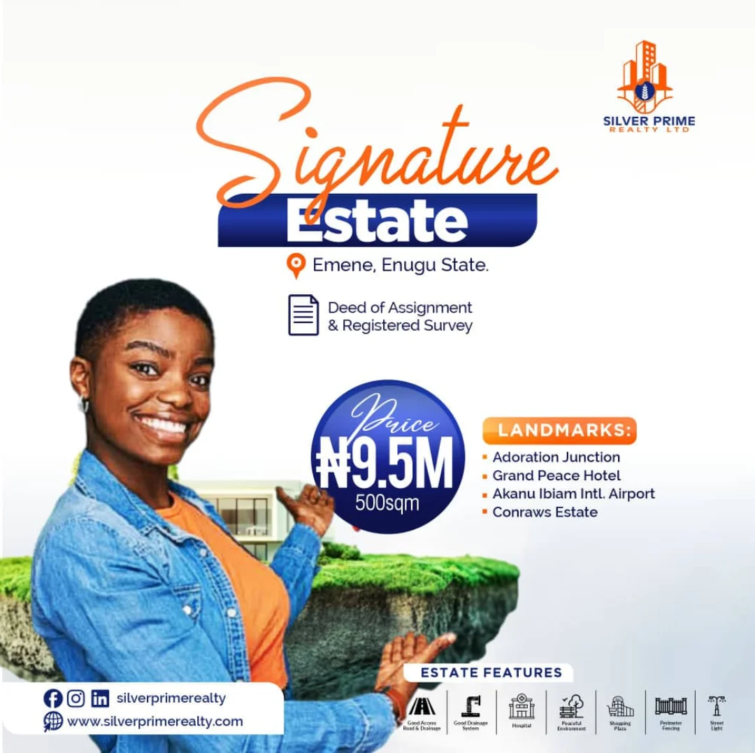 Signature Estate: Your Serene Enugu Haven Awaits
