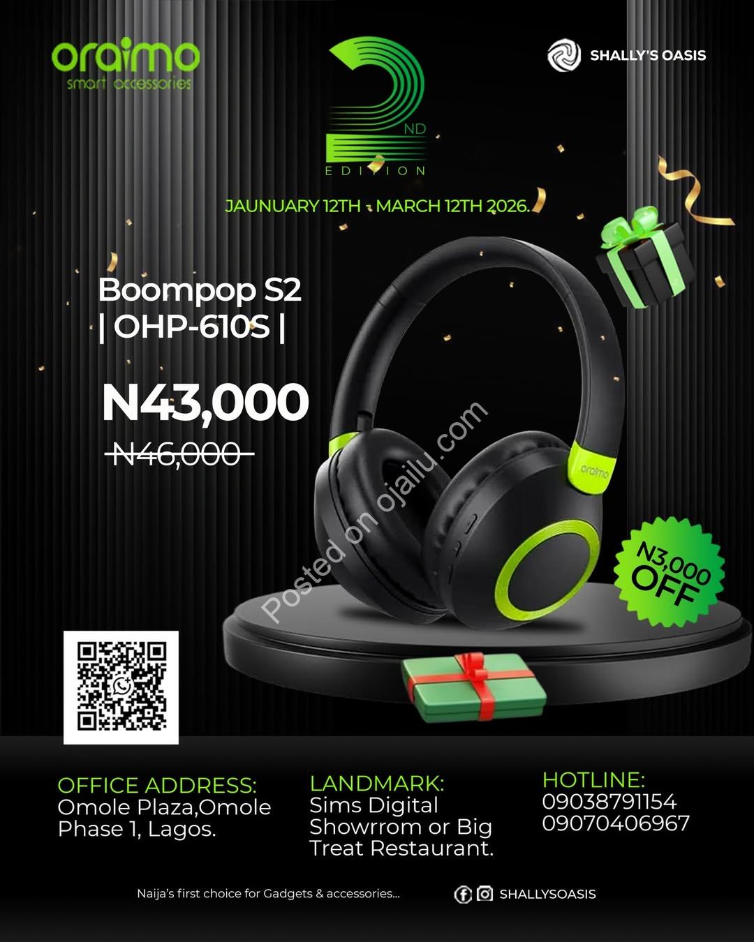 Oraimo Boompops S2: Feel The Bass, Own The Vibe!