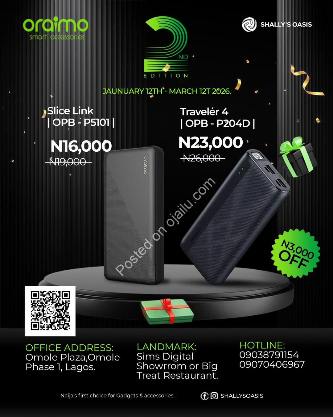 Oraimo Power Banks: Slim Power, Epic Savings!