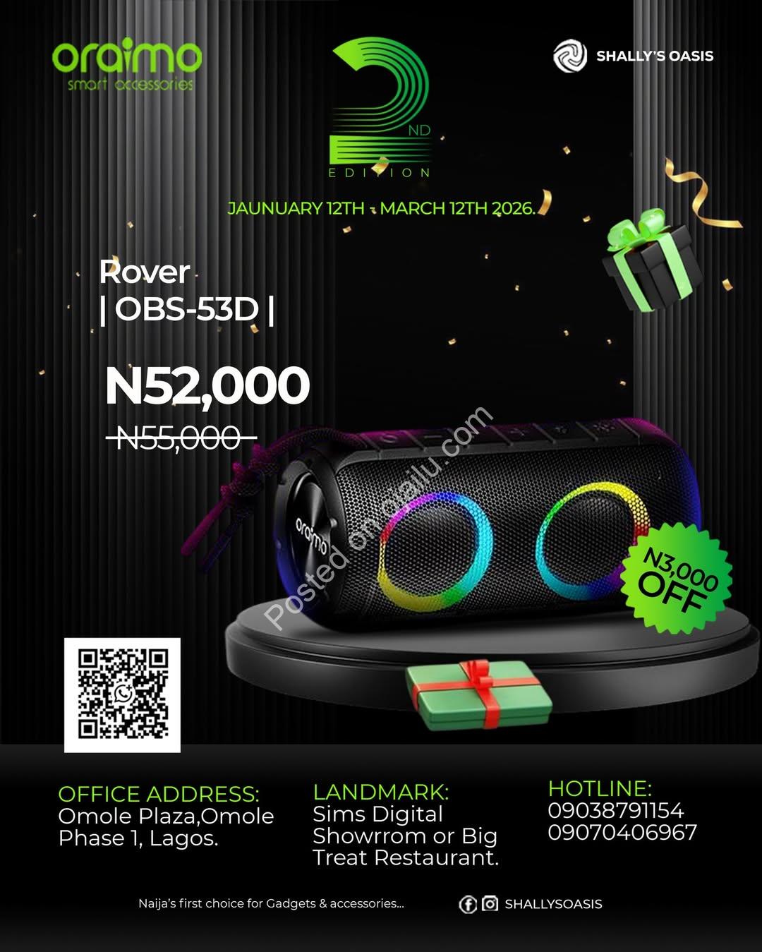 Final Call: Oraimo Tech Blowout—Grab Yours Now!