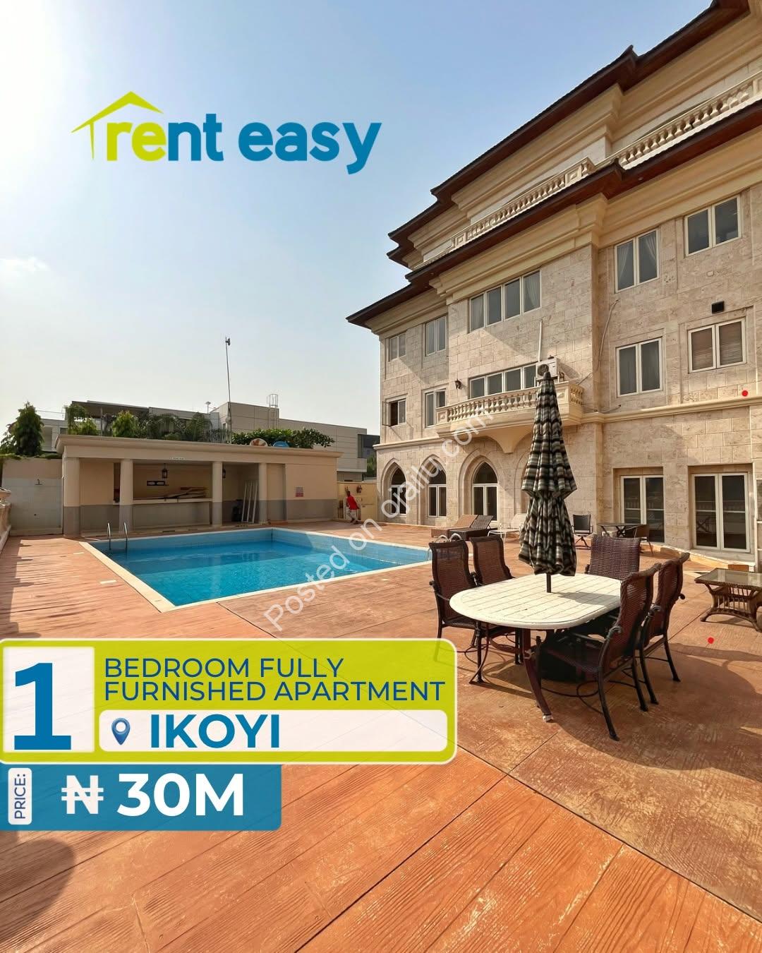 Ikoyi’s Finest: Your Fully Furnished 1-Bedroom Sanctuary