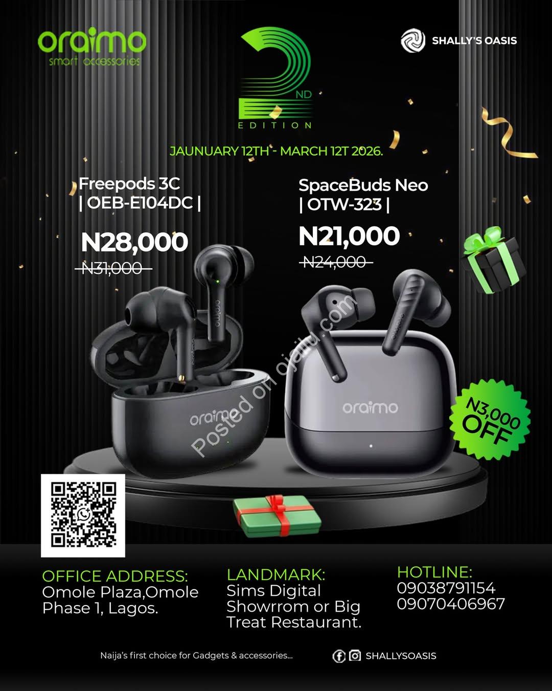 Oraimo Earbuds: Premium Sound, Unbeatable Price