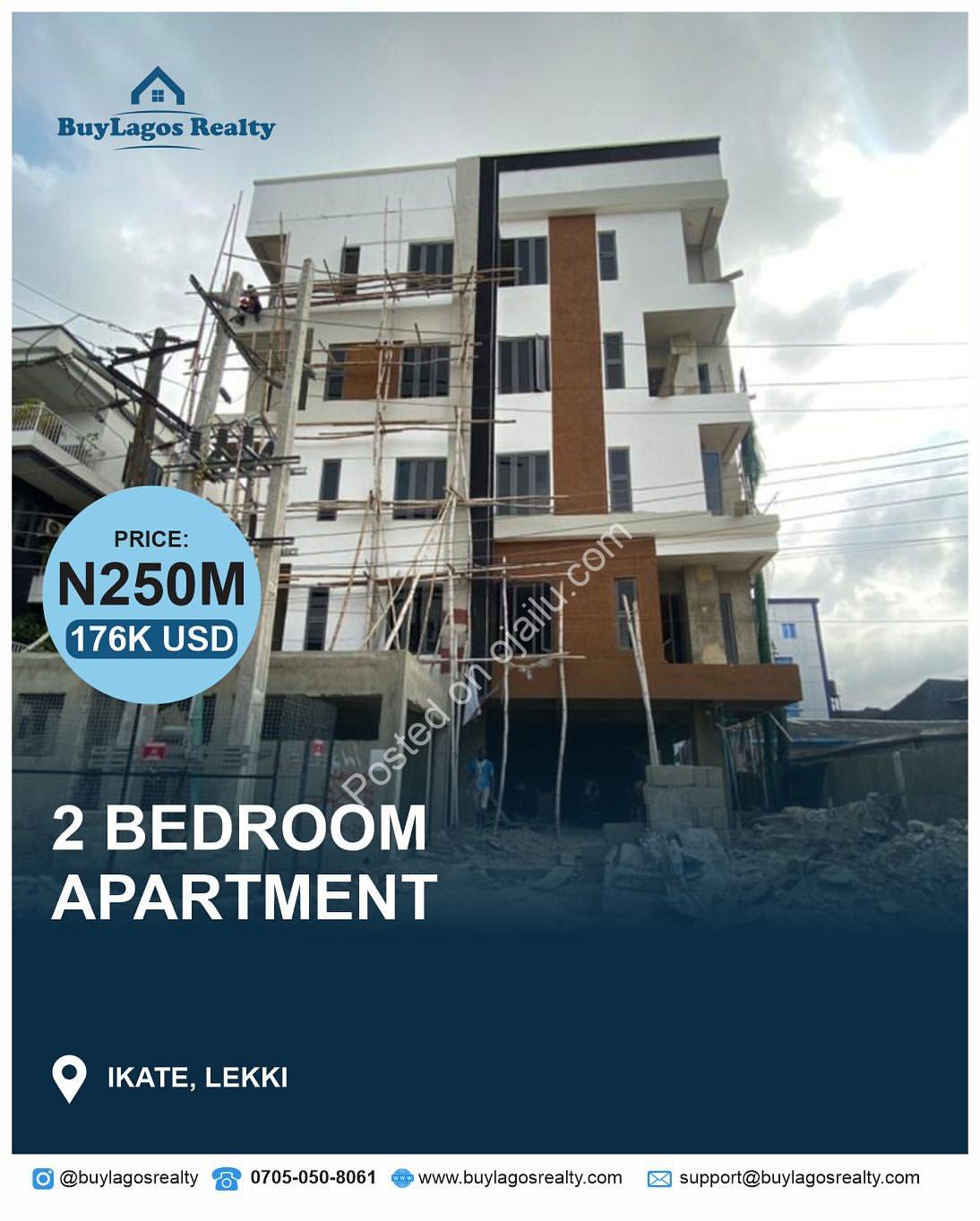 Ikate’s Finest: 2-Bed Ensuite Haven, 250M