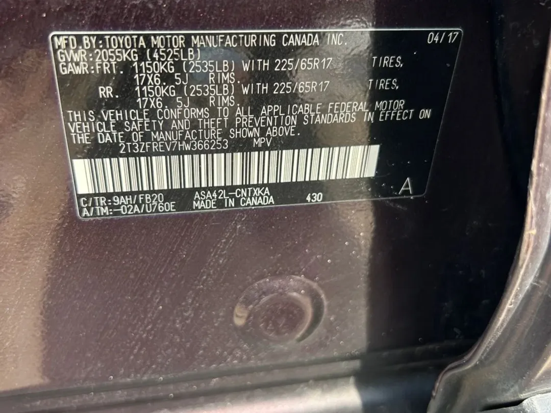 2017 Toyota RAV-4: Flawless Import, AC Ice Cold