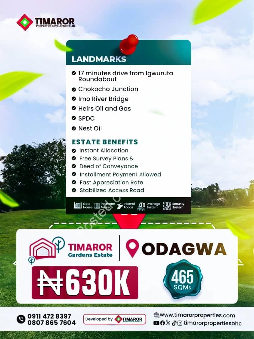 Secure Your Future: Prime Land in Timaror Gardens