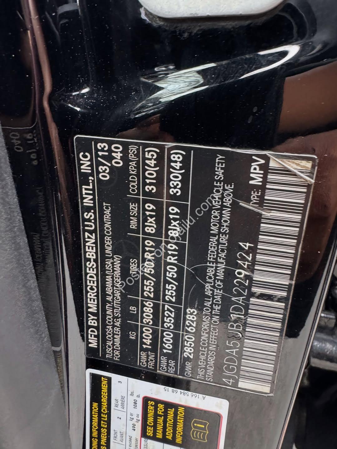 Luxury SUV Deal: 2013 Mercedes ML350, N13.5M