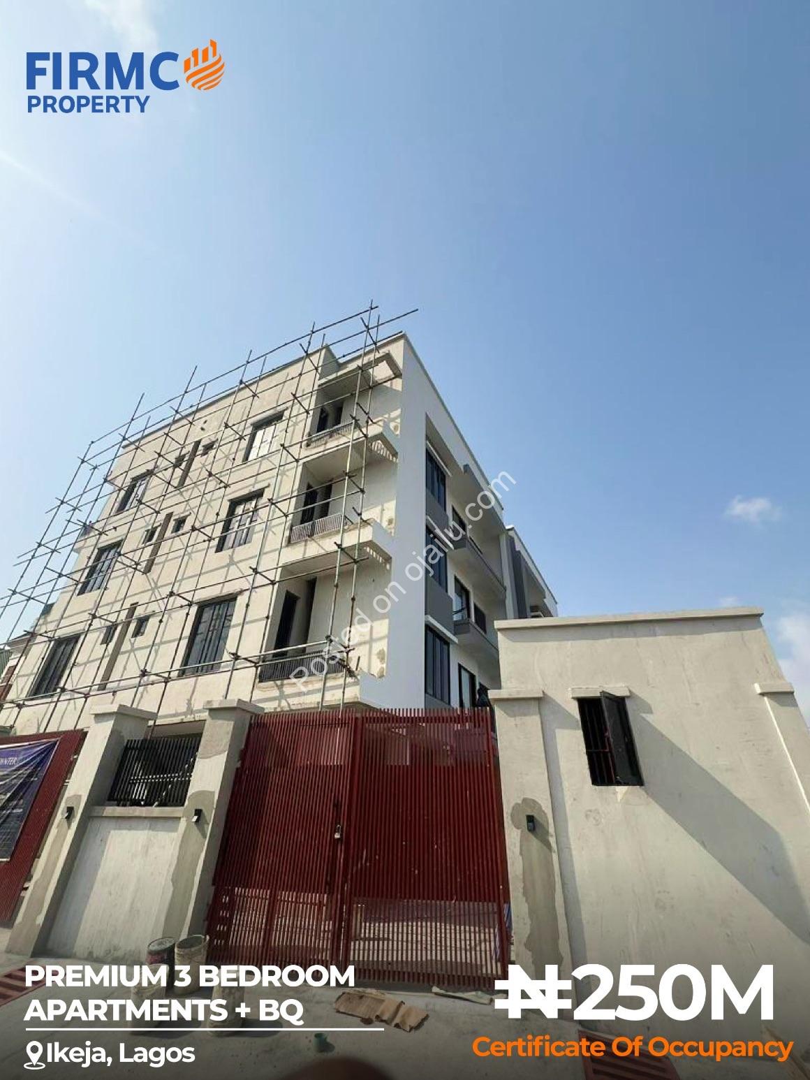 Ikeja’s Finest: 3-Bed Apartment with BQ & Smart Living