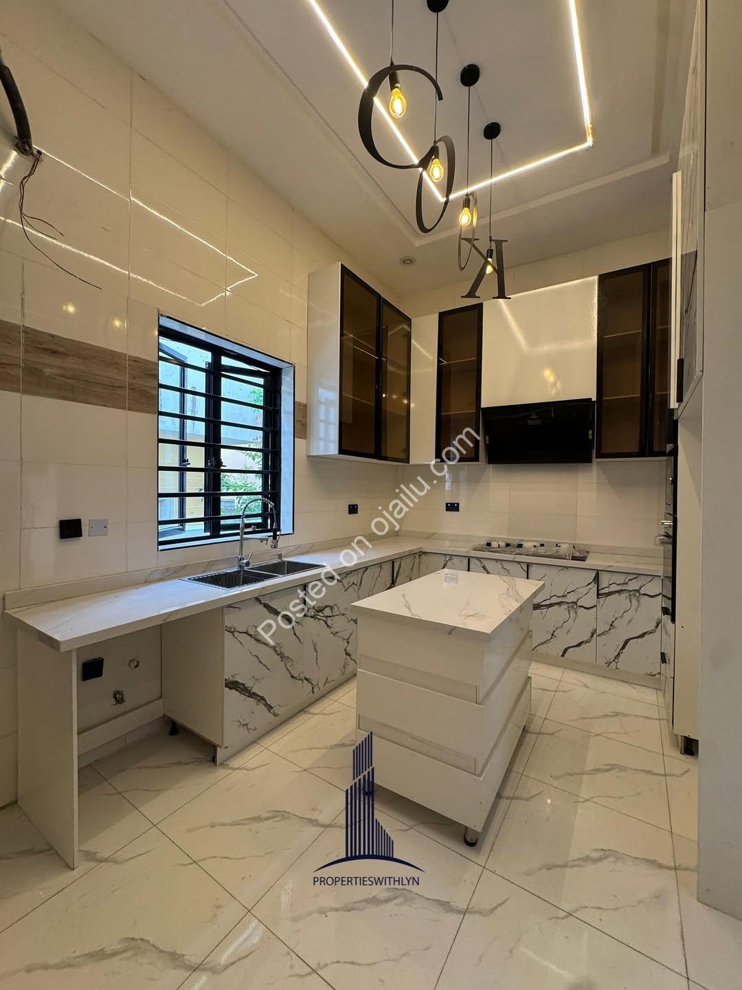 Spacious 4-Bedroom Duplex with 4-Car Driveway in Sangotedo