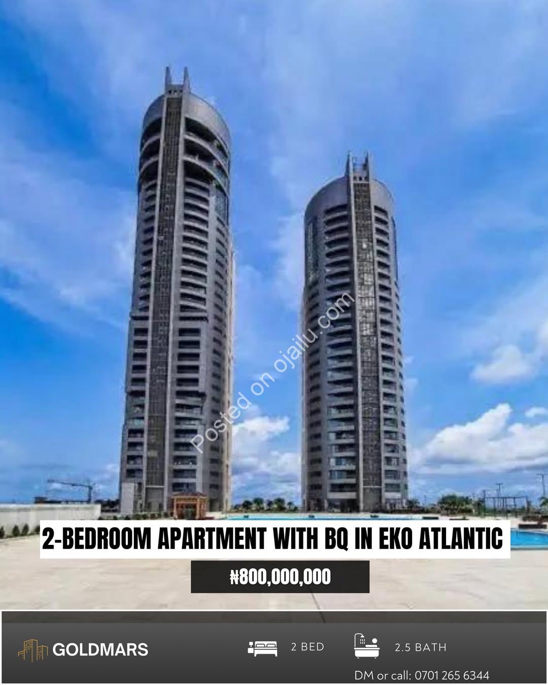 8th-Floor Eko Pearl Gem: Sea & Marina Views Await