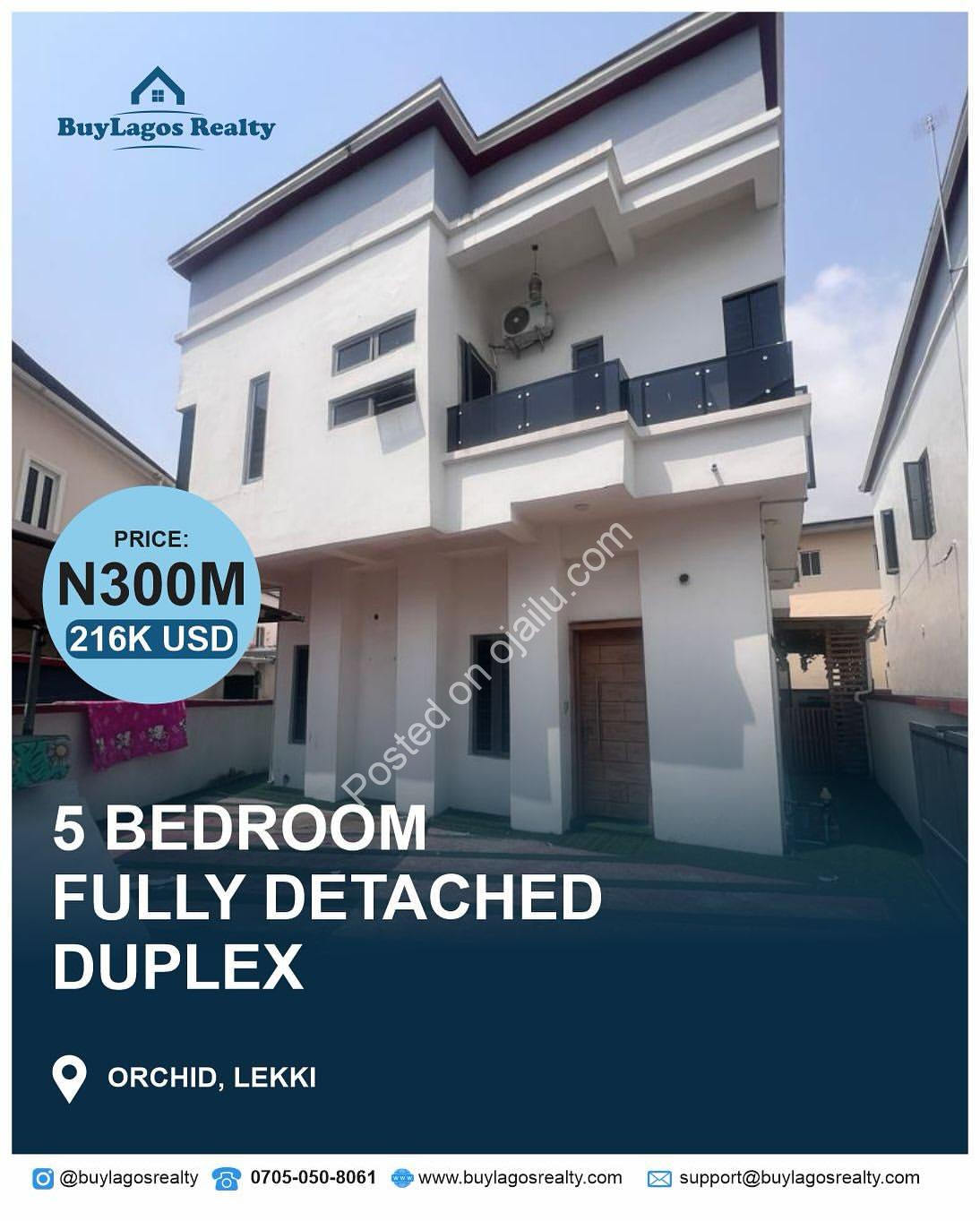 5-Bed Ensuite Duplex in Lekki: Your Dream Home Awaits