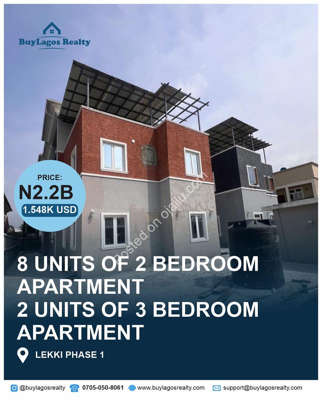 Prime Lekki Phase 1 Portfolio: 11 Units, Premium Finishes