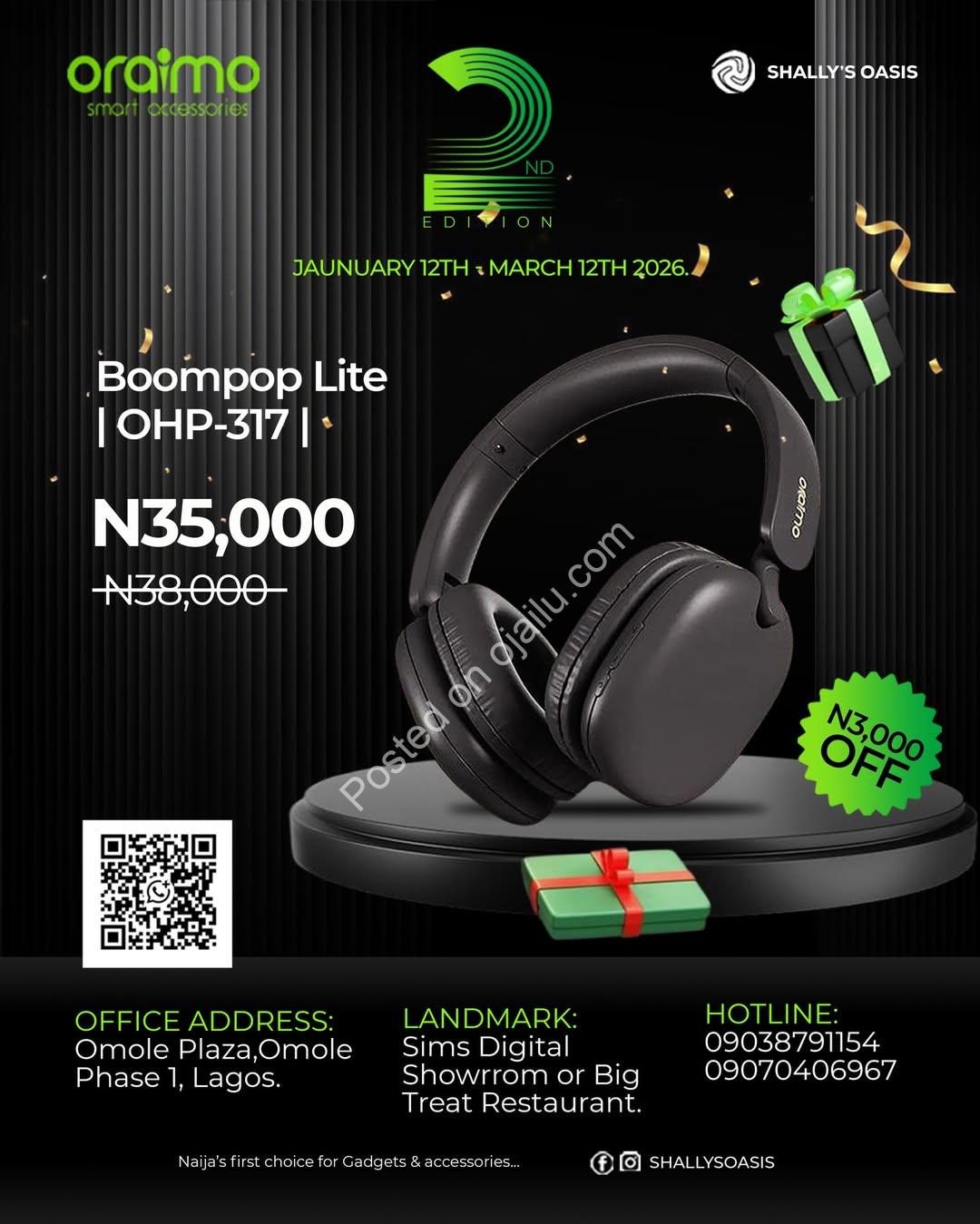 Final Call: Oraimo Tech Blowout—Grab Yours Now!