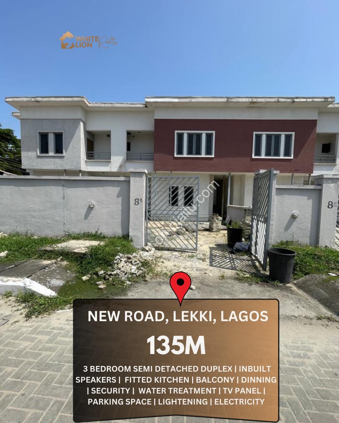 Lekki’s Finest: 3-Bedroom Haven with Inbuilt Luxury