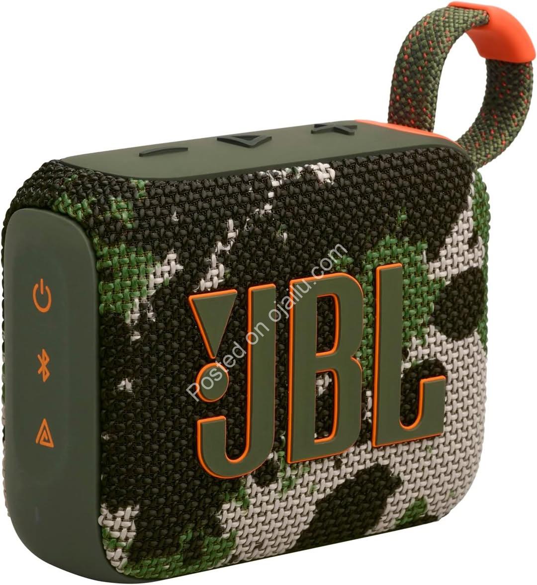 JBL Go 4: Big Sound, Tiny Speaker, IP67 Waterproof