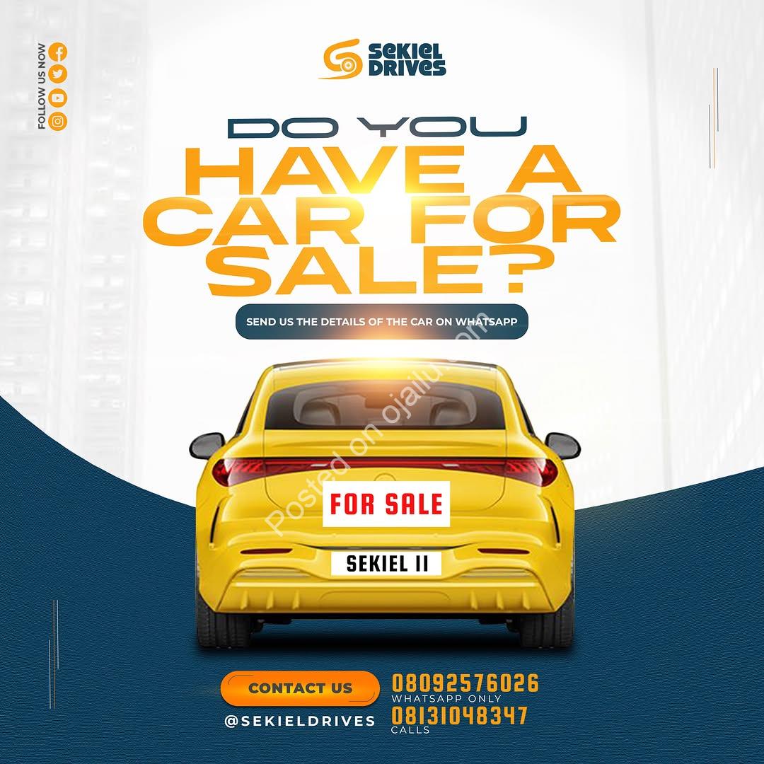 Sell Your Car Fast in Lagos – DM Now!