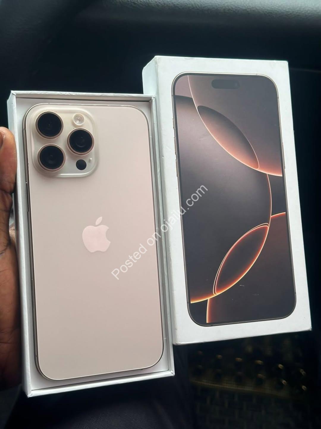 Unlock Ultimate Power: iPhone 16 Pro Max 256GB, 100% Battery, Dual Sim