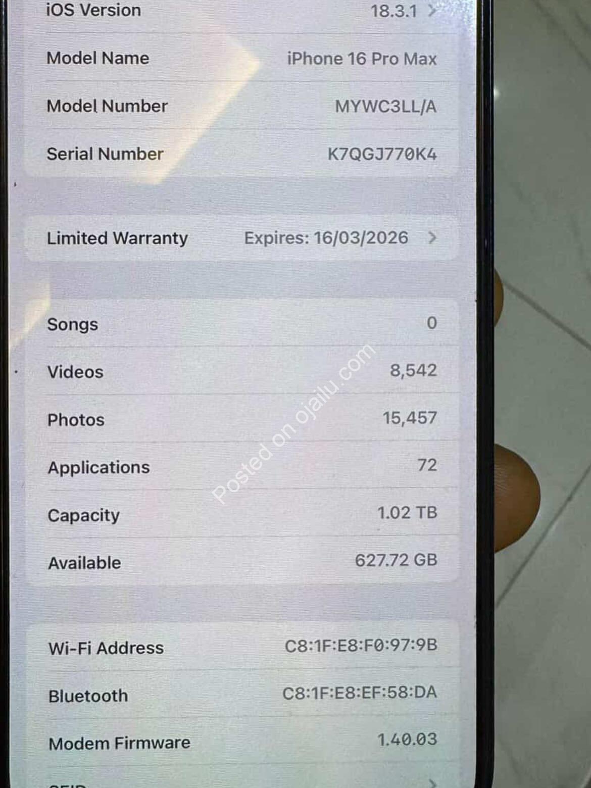 Unlock iPhone 16 Pro Max 1TB Power – Agungi Pickup
